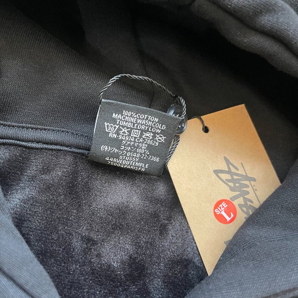 Stussy Dollie Zip Puppet Hoodie Black Hoodies - Picture 5 of 9